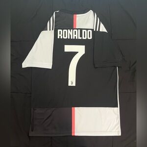 Ronaldo #7 Juventus Retro 2019 Home Jersey S-L
